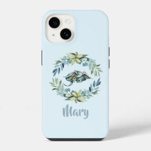 Funda Para iPhone 14 Dragón de fantasía en la guirnalda de Eucalipto me