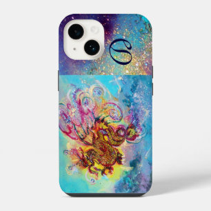 Funda Para iPhone 14 DRAGÓN DE MAR MONOGRAMA Fantasía