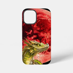 Funda Para iPhone 12 Mini Dragón en la luna sangrienta