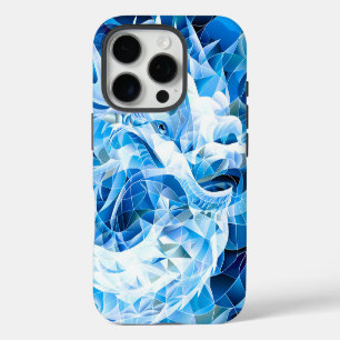 Funda Para iPhone 16 Pro Dragón Mosaico Cielo Azul