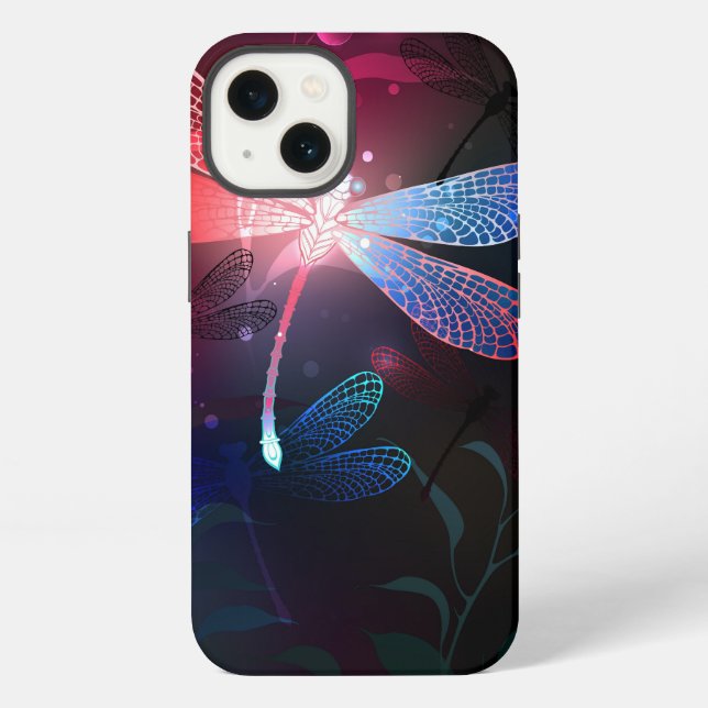 Funda Para iPhone Dragón rojo (Reverso )