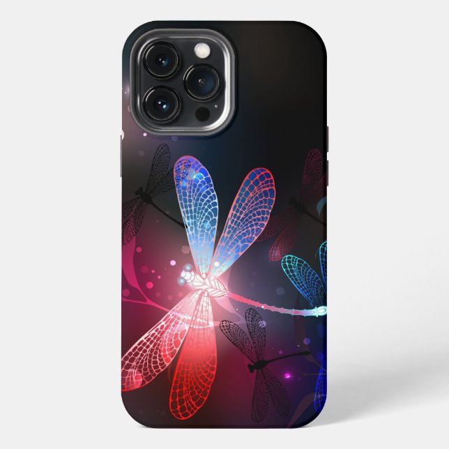 Funda Para iPhone Dragón rojo (Reverso )