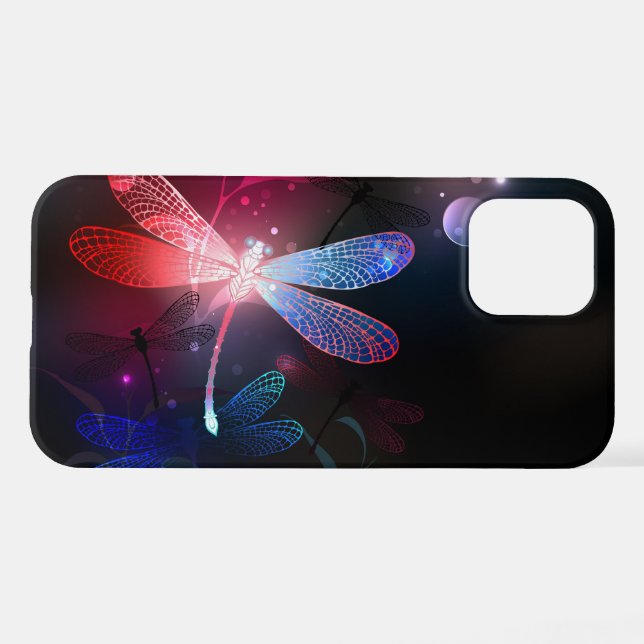 Funda Para iPhone Dragón rojo (Reverso Horizontal)