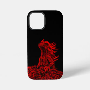 Funda Para iPhone 12 Mini Dragón rojo pequeño