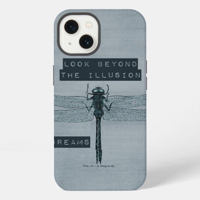 Funda Para iPhone Dragonfly Dream Illusion (Reverso )