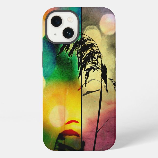 Funda Para iPhone Drama de hierba arcoiris (Reverso )