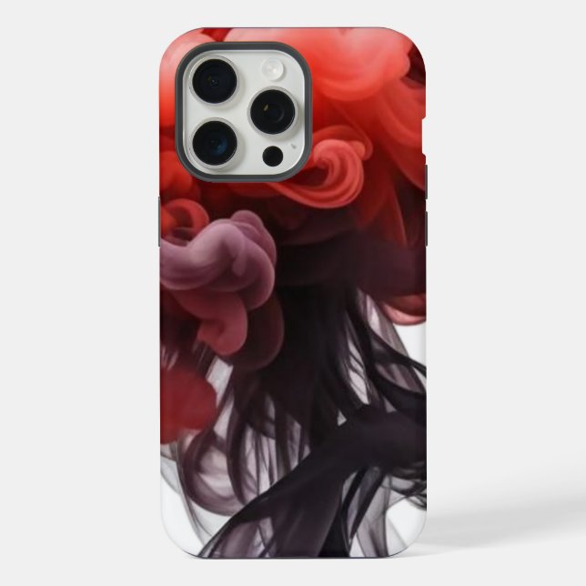 Funda Para iPhone Dramático Humo Swirl Art - Estuche para teléfono (Reverso )