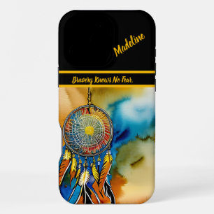 Funda Para iPhone 16 Pro Max Dreamcatcher indígena: Diseños de arte