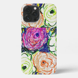Funda Para iPhone 13 Pro Max Dreamy Peonies
