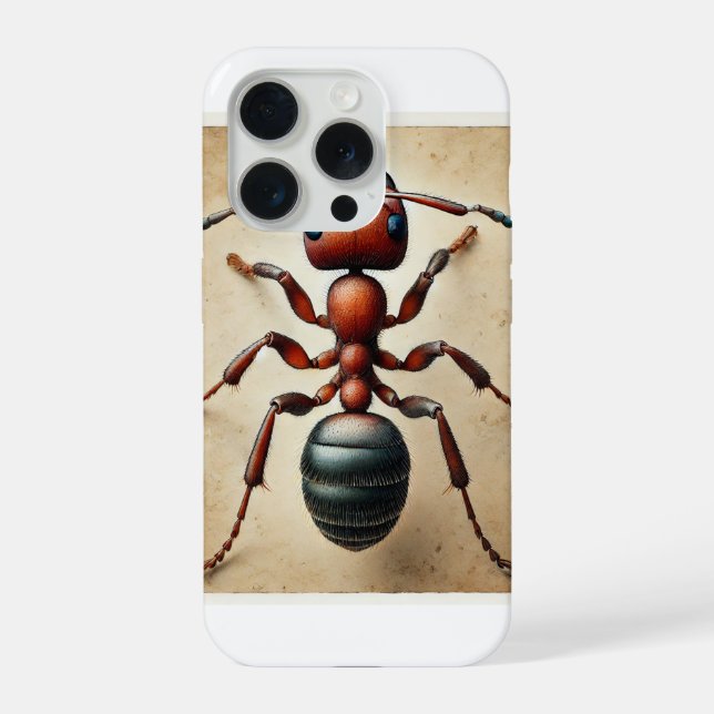 Funda Para iPhone Driver Ant Dorylus 061124IREF223 - Watercolor (Reverso )