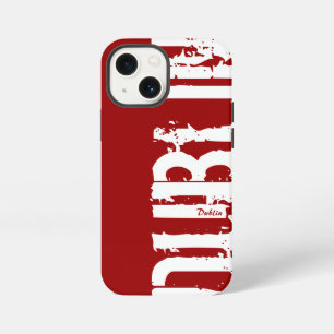 Funda Para iPhone 13 Mini Dublin - Estilo Urbano - Rojo Y Blanco