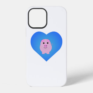 Funda Para iPhone 12 Dulce Amor de Cerdito
