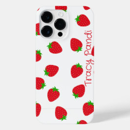 Funda Para iPhone 14 Pro Max Dulces vibraciones de verano: fresa