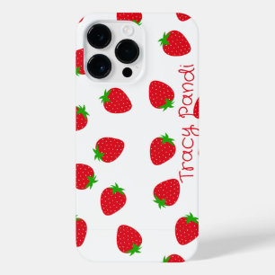 Funda Para iPhone 14 Pro Max Dulces vibraciones de verano: fresa