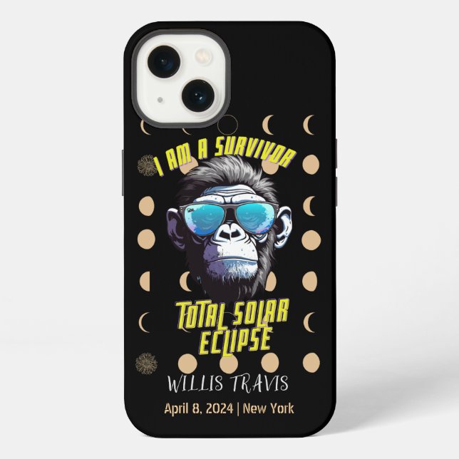 Funda para iPhone Eclipse Solar Total 2024 Agrega  (Reverso )
