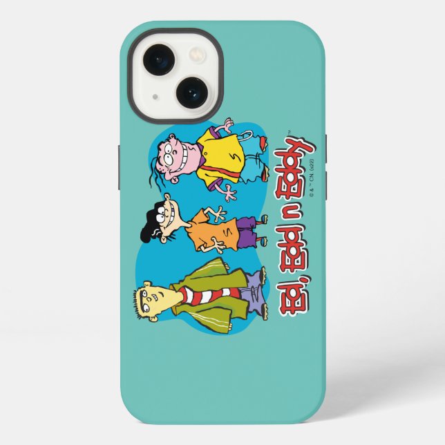 Funda Para iPhone Ed, Edd, n Eddy sonriendo (Reverso )