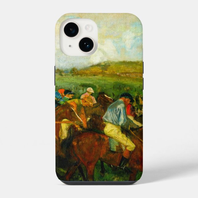 Funda Para iPhone Edgar Degas A Caballo (Reverso )