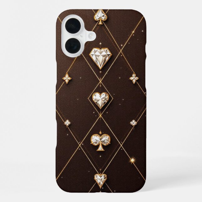 Funda Para iPhone Edición Oro Escudo Opulento (Reverso )