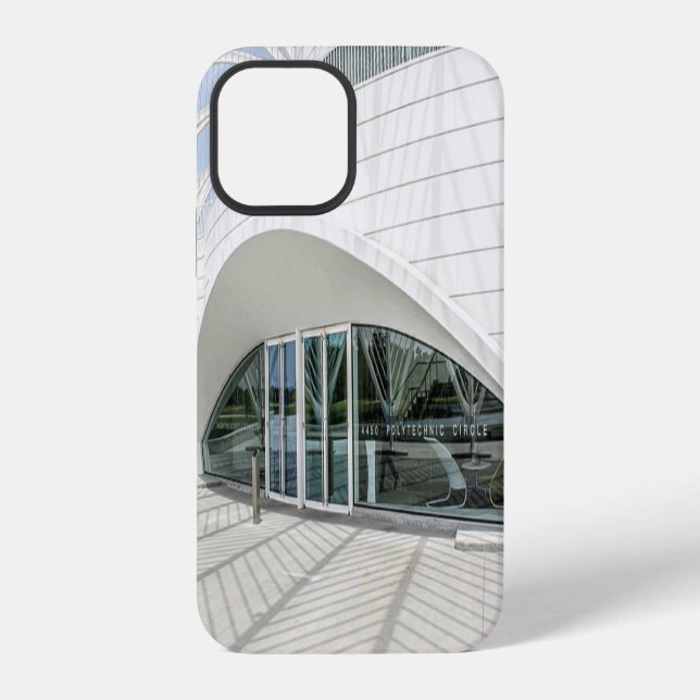 Funda Para iPhone Edificio blanco futurista moderno (Reverso )