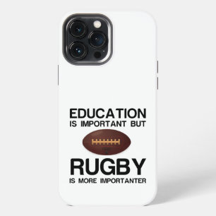 FUNDA PARA iPhone 13 PRO MAX EDUCACIÓN IMPORTANTE RUGBY MÁS IMPORTANTE