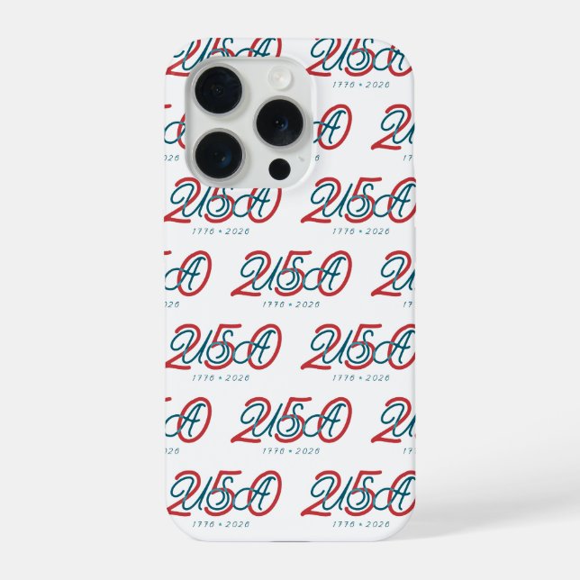 Funda Para iPhone EE. UU. 250 ★ Est. 1776 (Reverso )