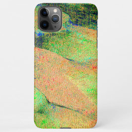 Funda Para iPhone 11Pro Max Efecto de cuero arrugado, pintura desgastada verde