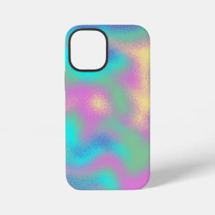 Funda Para iPhone 12 Mini Efecto del Relieve metalizado metálico del arcoiri