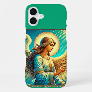 Funda Para iPhone 16 Plus Efecto expresionista de ángel hermoso de IA