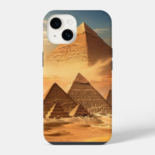 Funda Para iPhone Egypt Pyramid Unique Style  (Reverso )