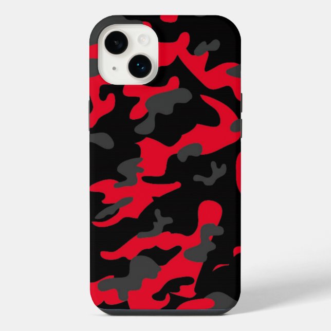 Funda Para iPhone Ejército de camuflaje militar como impresión (Reverso)