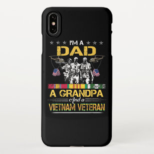 Funda Para iPhone XS Max Ejército veterano del abuelo de papá