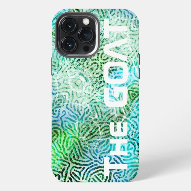 Funda Para iPhone El adolescente verde GOAT (Reverso )