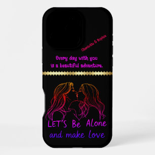 Funda Para iPhone 16 Pro Max El afecto creativo que celebra el amor entre las m