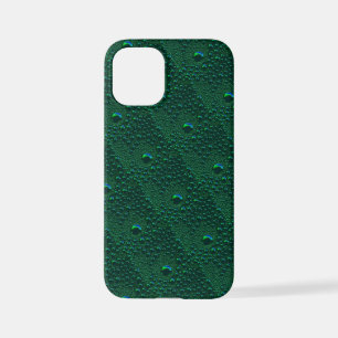 Funda Para iPhone 12 Mini El agua cae sobre el Metalizado verde