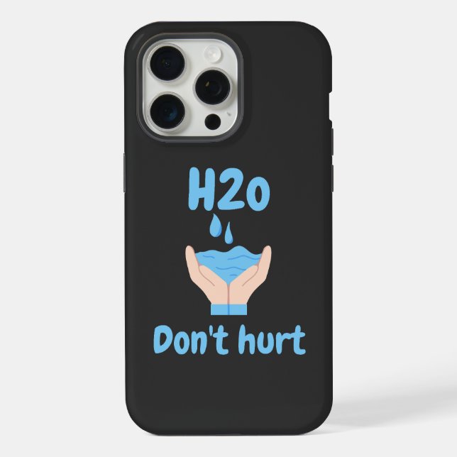 Funda Para iPhone el agua no duele (Reverso )
