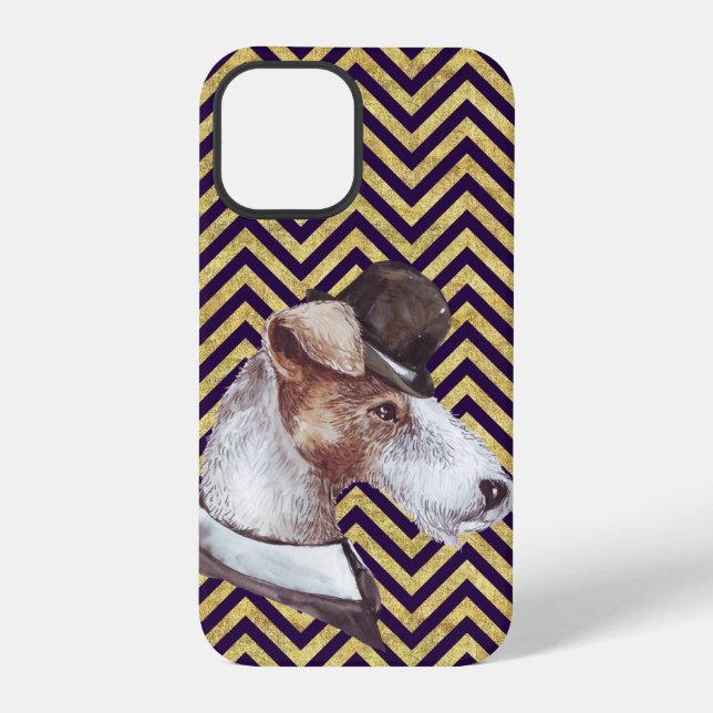 Funda Para iPhone El Airedale caballero (Reverso )