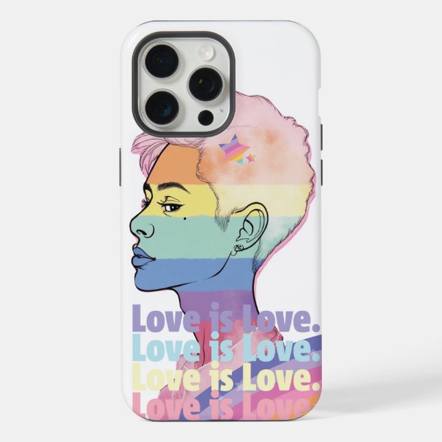 Funda Para iPhone El amor es amor (Reverso )