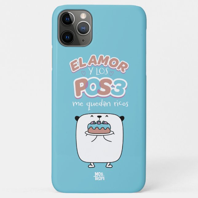 Funda para Iphone│El amor y los postres (Reverso)