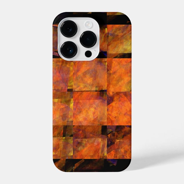 Funda Para iPhone El arte abstracto de la pared (Reverso )