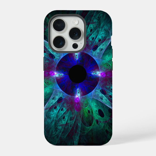 Funda Para iPhone El Arte Abstracto del Ojo (Reverso )