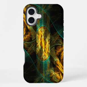 Funda Para iPhone 16 Plus El arte abstracto del ojo de la jungla