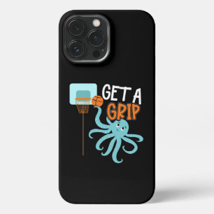 Funda Para iPhone 13 Pro Max El baloncesto obtiene una fuerte cita del pulpo
