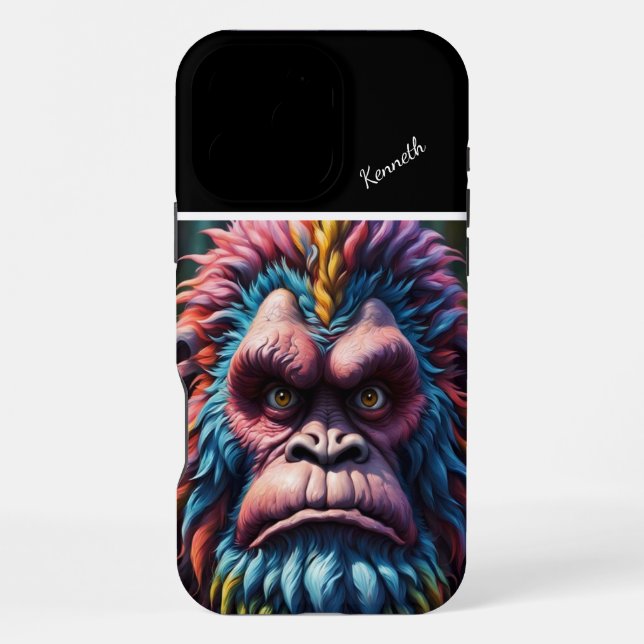 Funda Para iPhone El Bigfoot Arcoíris (Reverso )