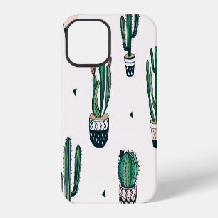 Funda Para iPhone 12 El Cacti Decorativo Suculta El Patrón Sin Margen