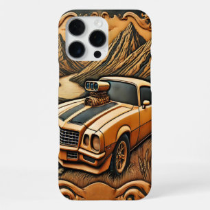 Funda Para iPhone 16 Pro Max El clásico automóvil músculo se encuentra con la b