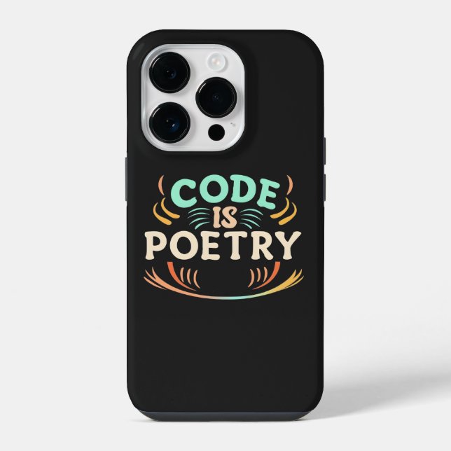 Funda Para iPhone El código es poesía: desata el arte de tu programa (Reverso )