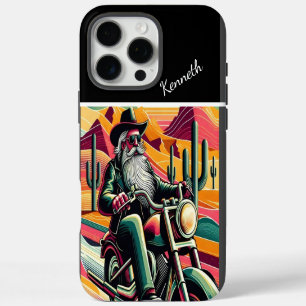 Funda Para iPhone 16 Pro Max El crucero para el atardecer del viajero del desie
