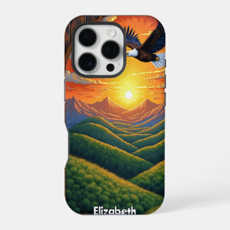 Funda Para iPhone 16 Pro El Descenso del Águila, Valle Dorado