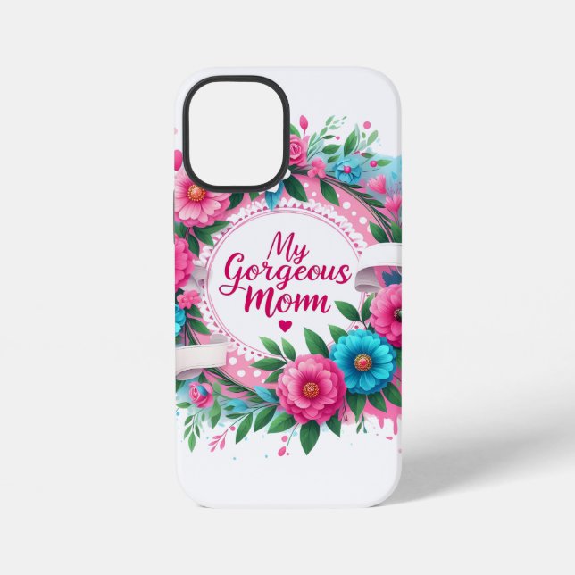 Funda Para iPhone El día de la madre dice "Mi preciosa madre" (Reverso )
