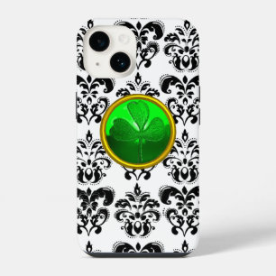 FUNDA PARA iPhone 14 EL DÍA DE SAINT PATRICK, DEMOSTRACIÓN BLANCA NEGRA